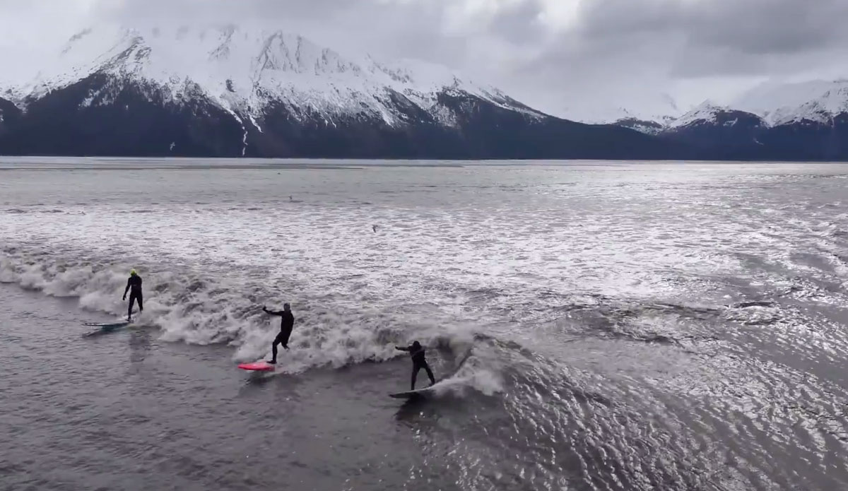 Jamie O'Brien on Alaska tidal bore