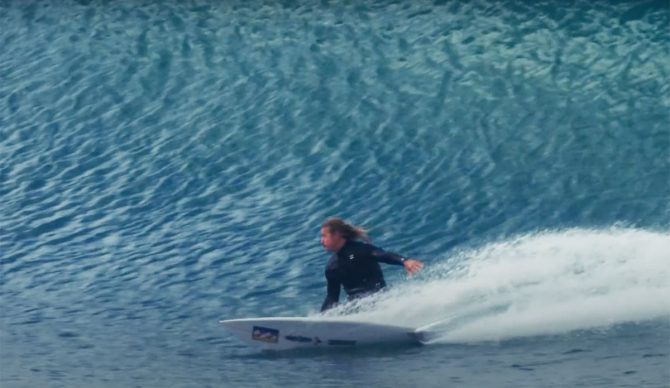 Occy surfing