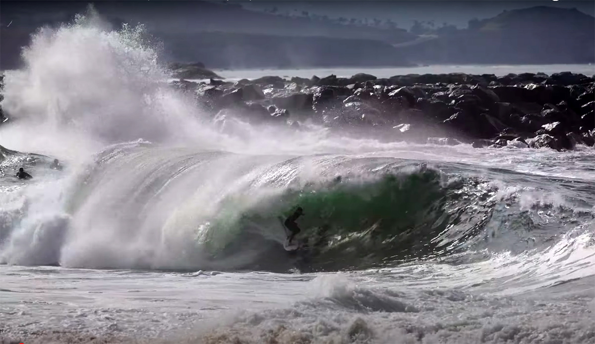 5 Minutes of Raw Wedge Footage Featuring California's Most Elusive Barrel
