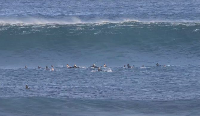 surfers at Margaret River