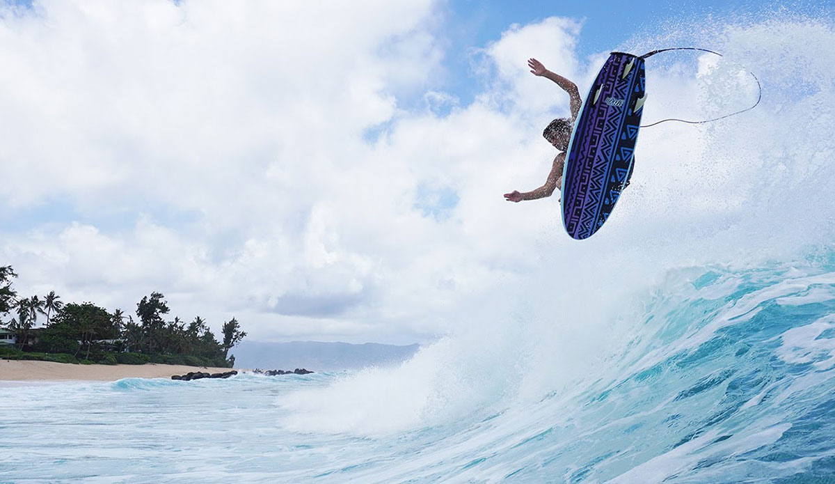 Clay Marzo surfing on Oahu