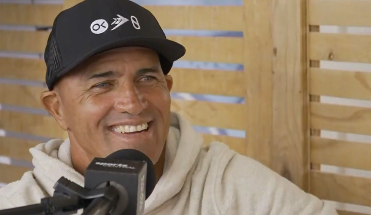 Kelly Slater with CBS