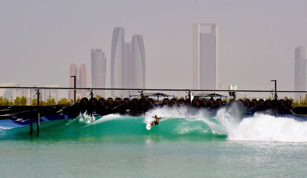 This Is Morgan Maassen's Gorgeous Look at Surfing the Abu Dhabi Wave Pool