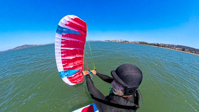 grinding upwind on the flow d wing