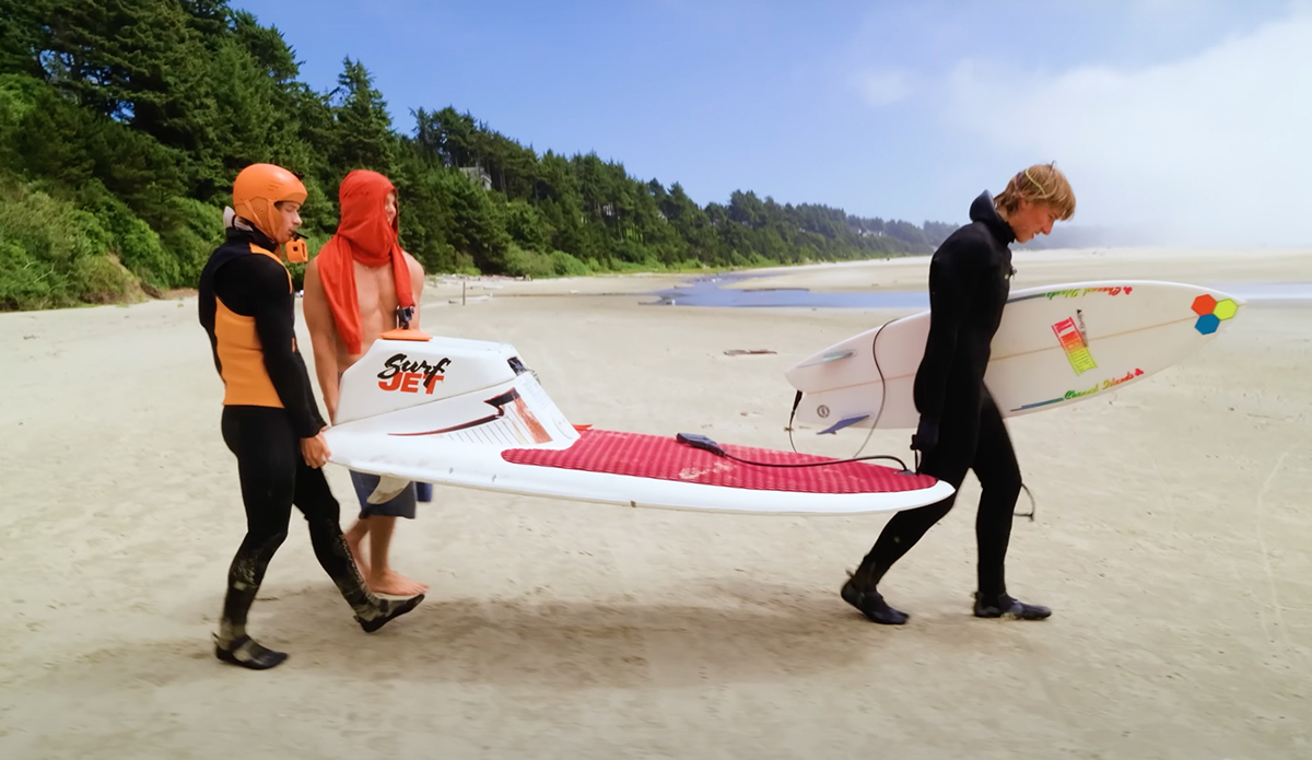 It's like a jet ski and a guillotine had a baby. Photo: Sickos // YouTube
