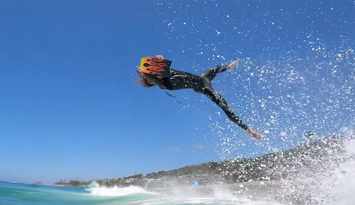 Shortly before being absolutely whomped on. Photo: Beefs TV // YouTube