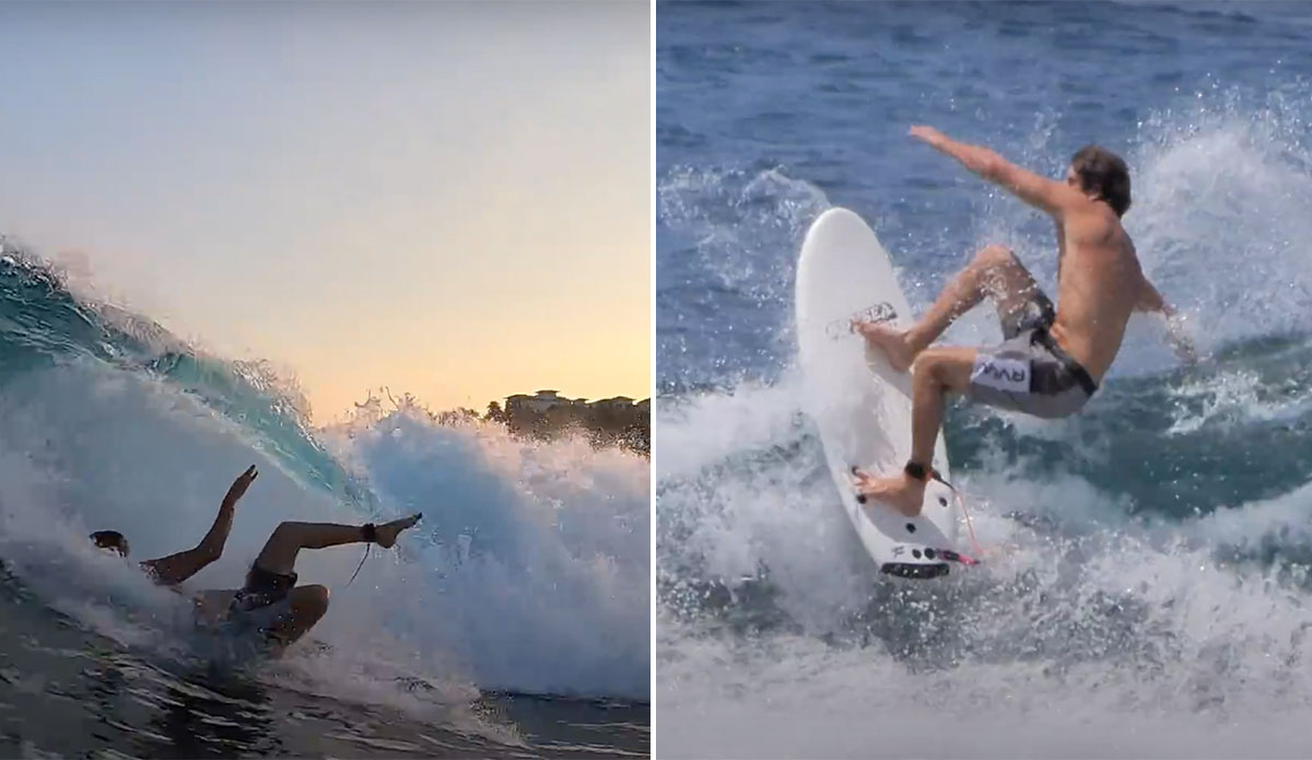 Clay Marzo surfing