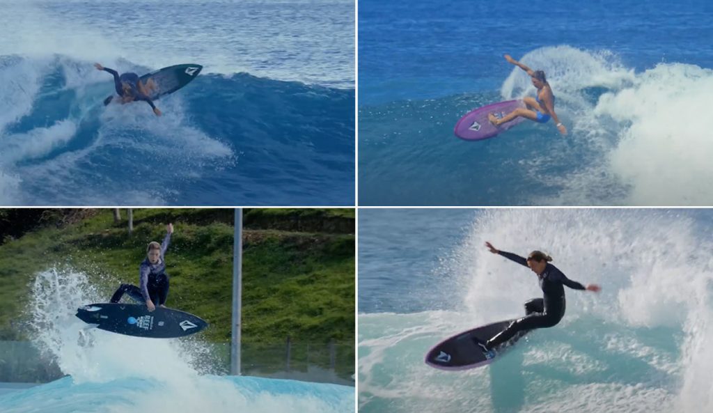 Coco Ho surfing