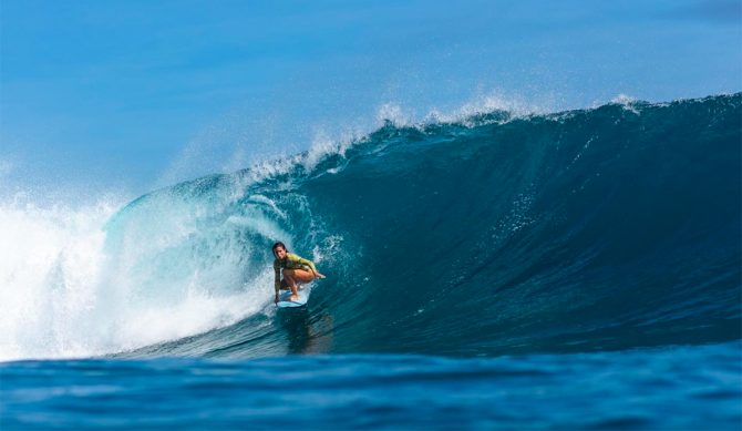 Gold Medal-Winning Skier Julia Mancuso Has Created a Beautiful Surfing Life on Tavarua