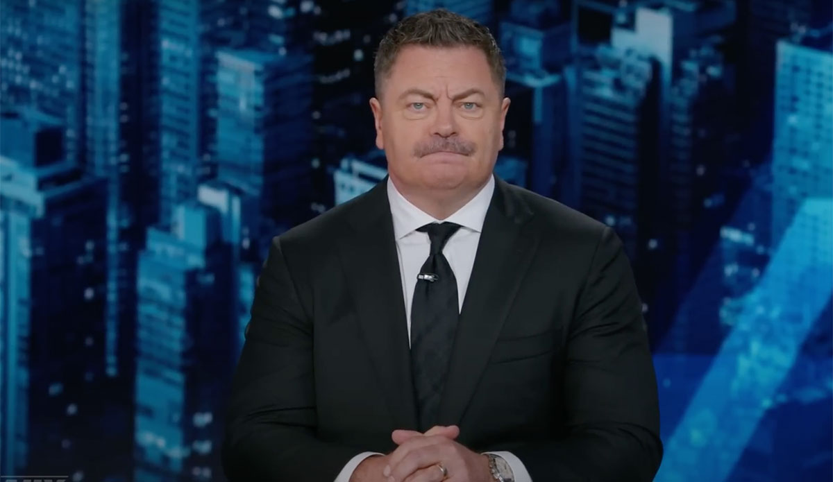 Nick Offerman on the Daily Show