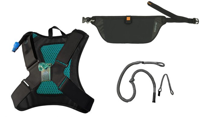 parawing accessories - chest harness, waist belt and harness line