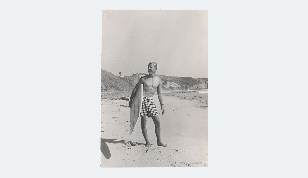 Mike Hynson on the beach