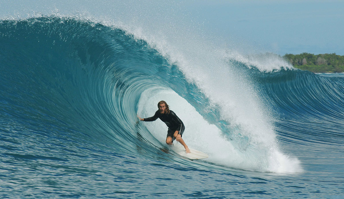 Torren Martyn surfing twin fin