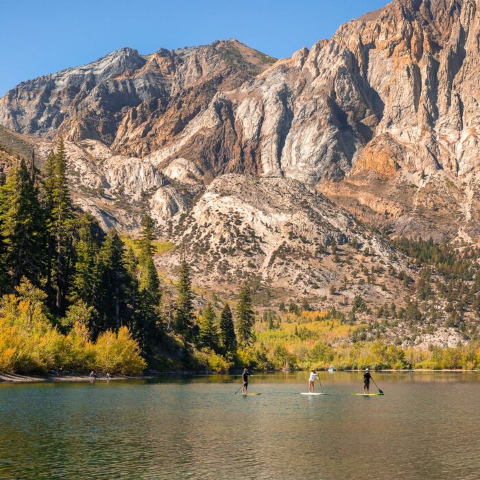 Fall paddling in Mammoth Lakes
