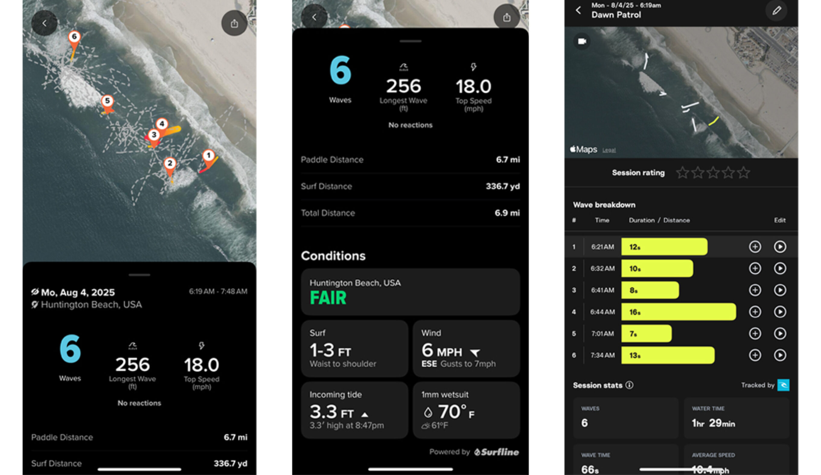 Rip Curl Search GPS3 App screenshots
