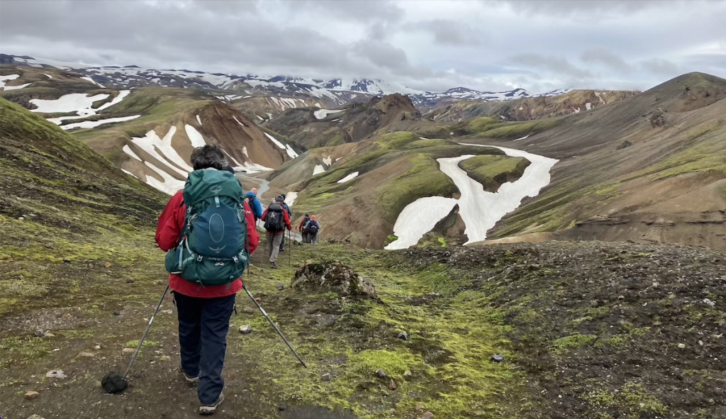 backpacking in Iceland