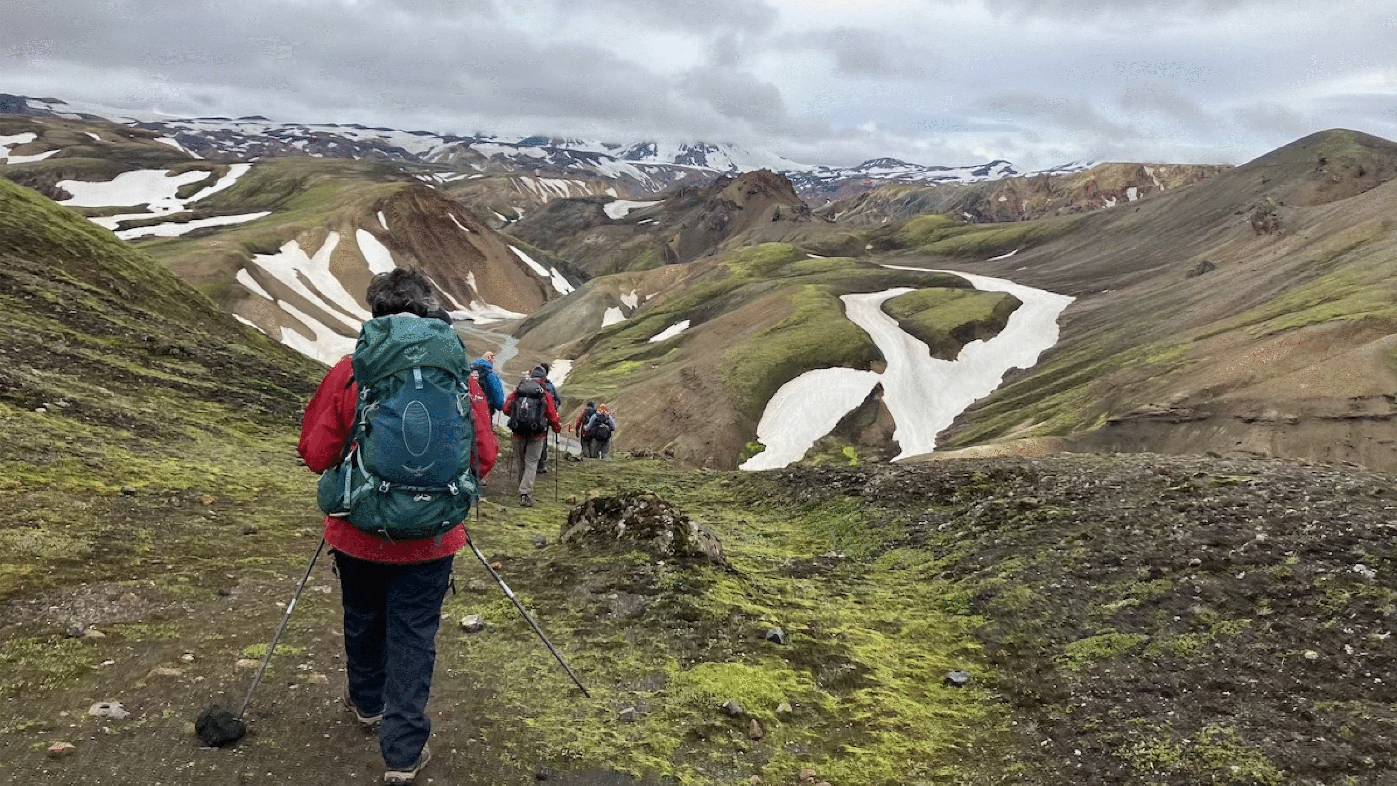 backpacking in Iceland