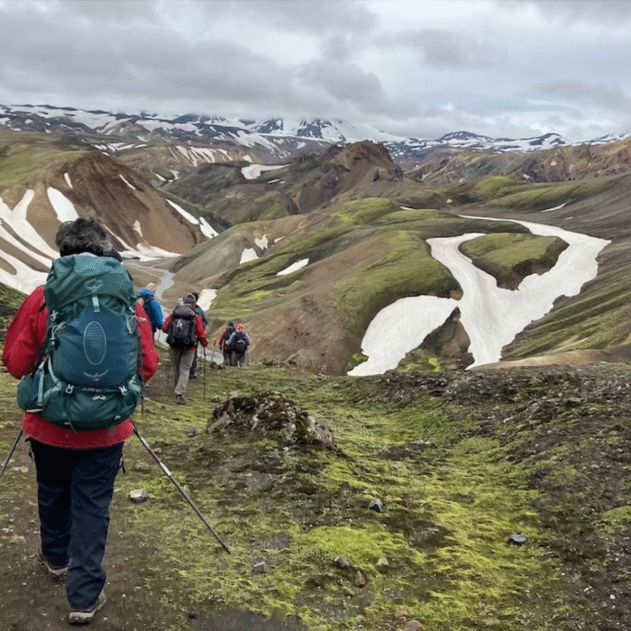 backpacking in Iceland