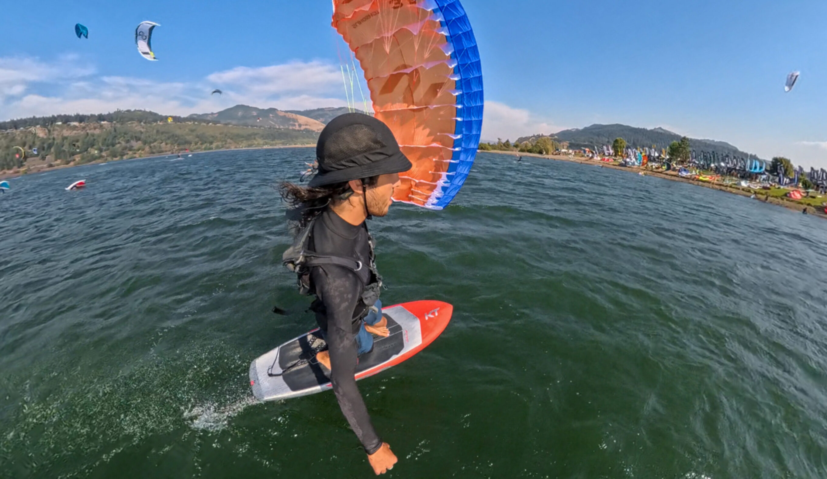 Parawinging with the KT Drifter Super K 2 Pro Midlength foil board