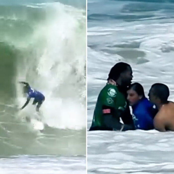 Gabriel Klaussner injured in Brazil at a surfing contest