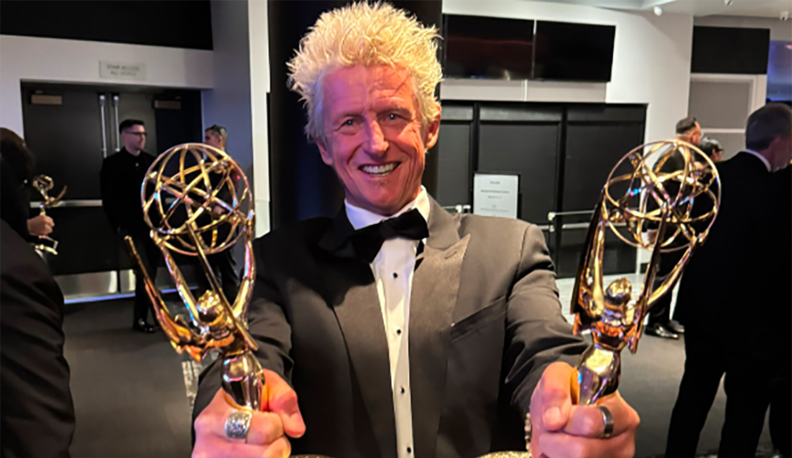 Bill Sharp Talks About Winning a Pair of Emmy Awards for HBO's '100 Foot Wave'
