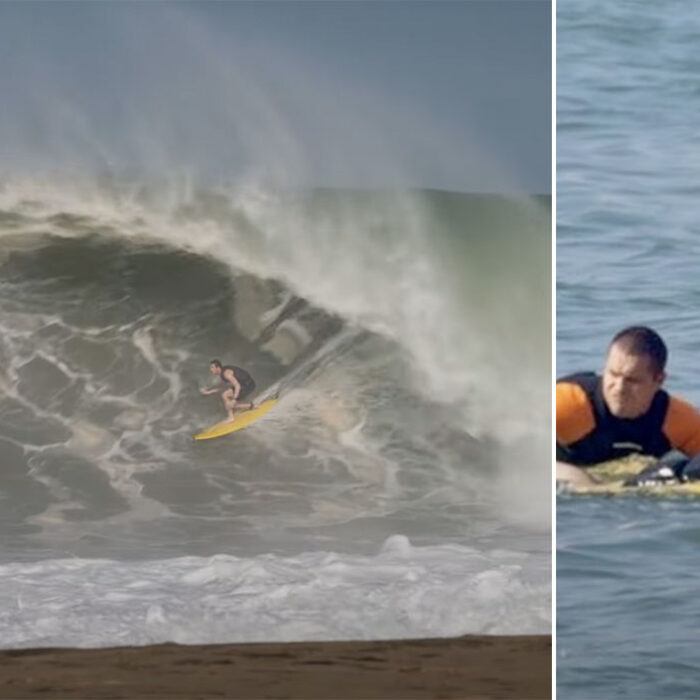 Matt Bromley surfing in Puerto Escondido