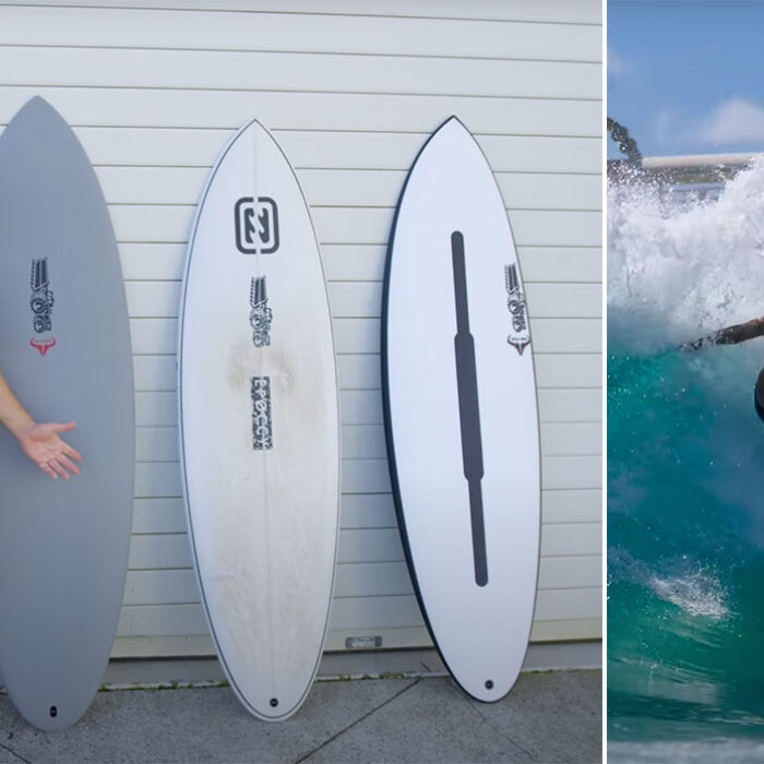Mark Occhilupo with Bull Run surfboards from JS Industries