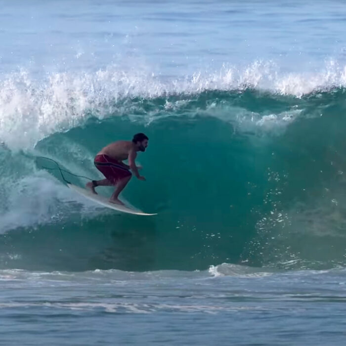 The surf in Newport Beach California was going off over Labor Day