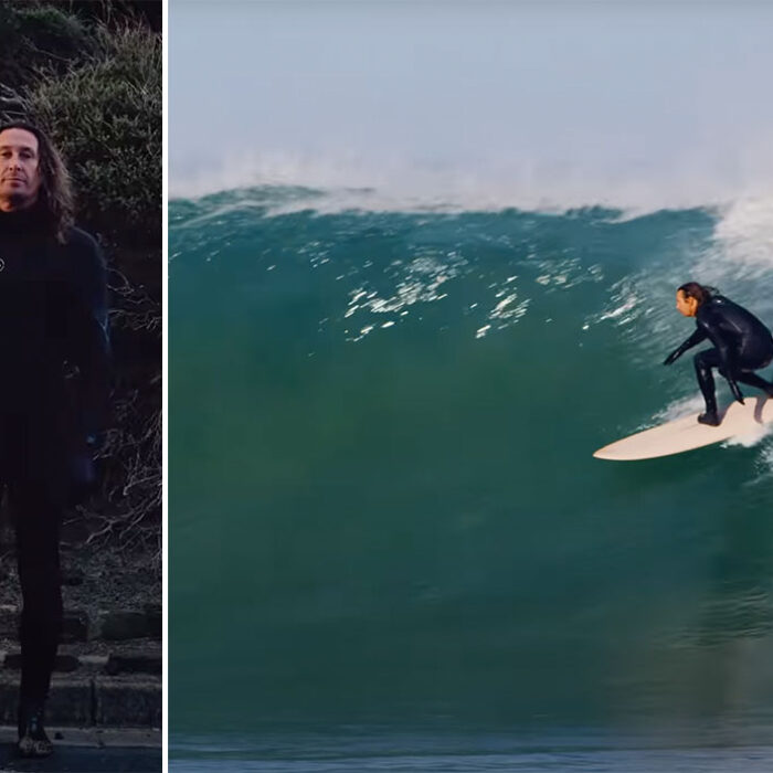 Asher Pacey surfing at Bells Beach on an Album surfboard