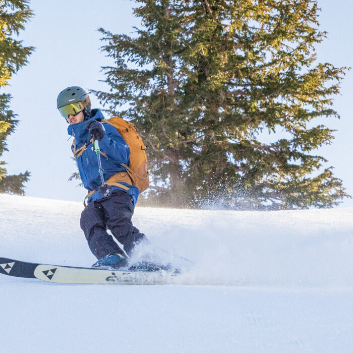 Will Sileo skiing at palisades tahoe