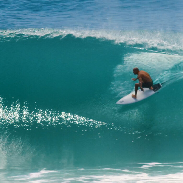 Kelly Slater surfing Firewire surfboard The Spaceship