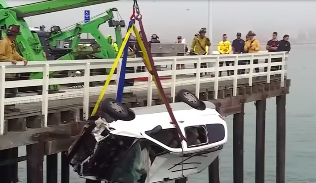 Driver Dies After Car Plunges Off Santa Cruz Wharf
