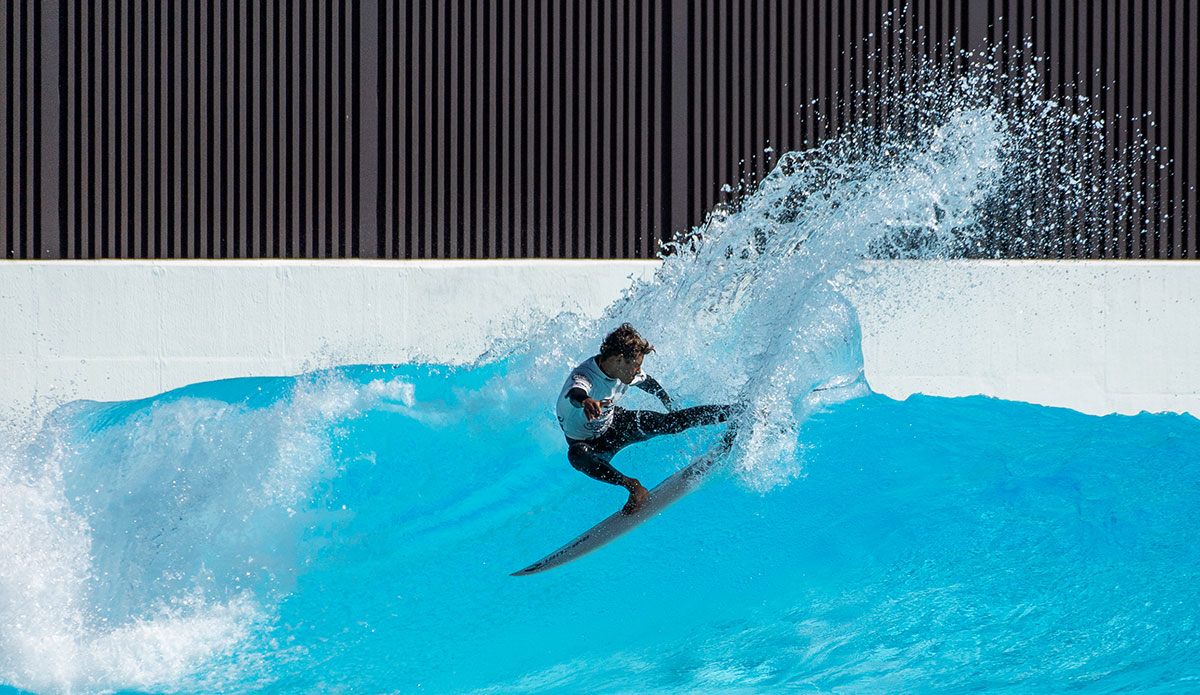 Rip Curl Gromsearch event at Atlantic Surf Park
