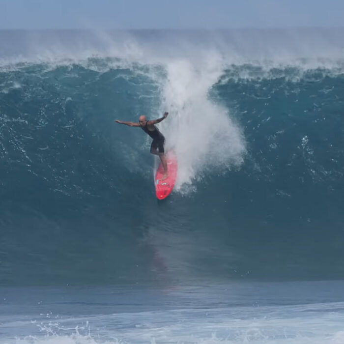 Pipe swell first of the season with Michael Ho surfing