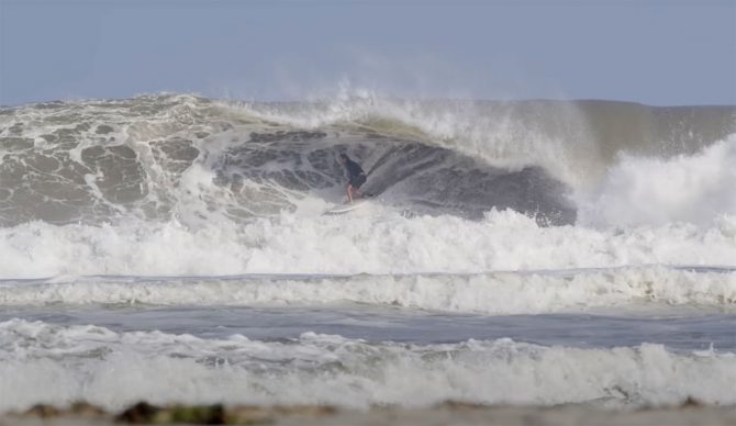 Josh Kerr surfing Barra de la Cruz