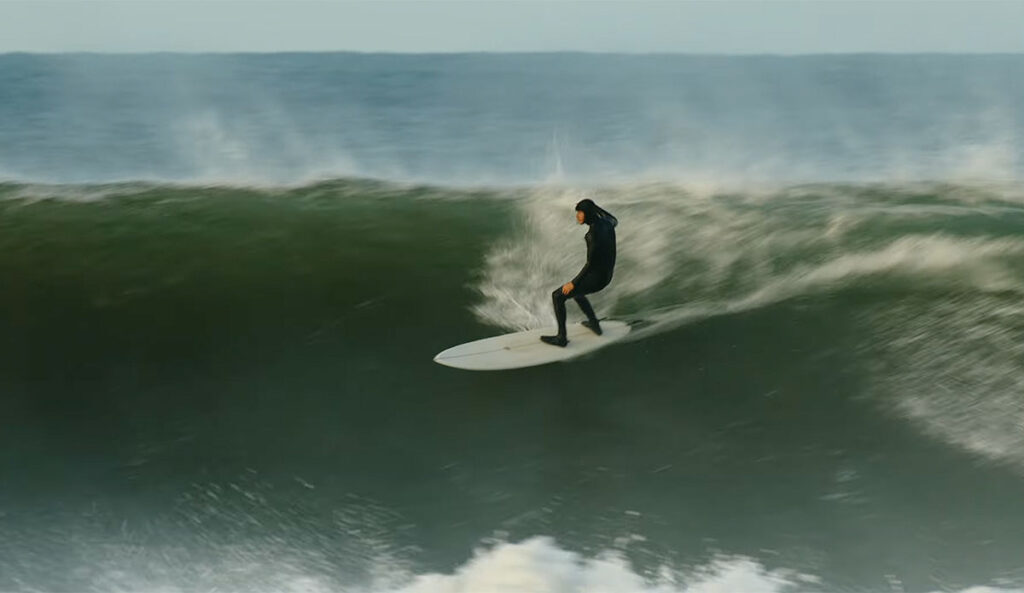 Torren Martyn surfing channel bottom twin fin at J-Bay