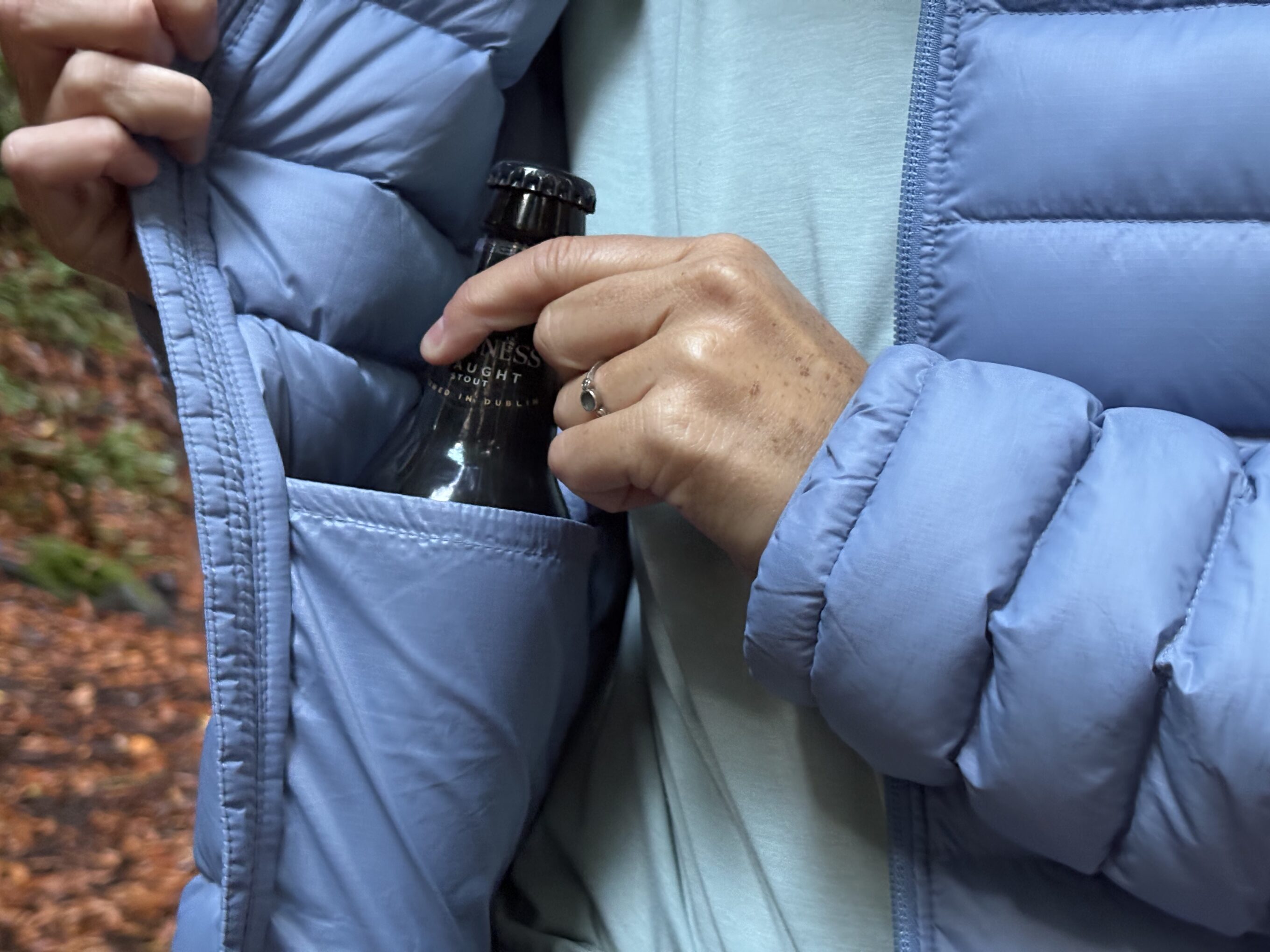 a beer in a poclet