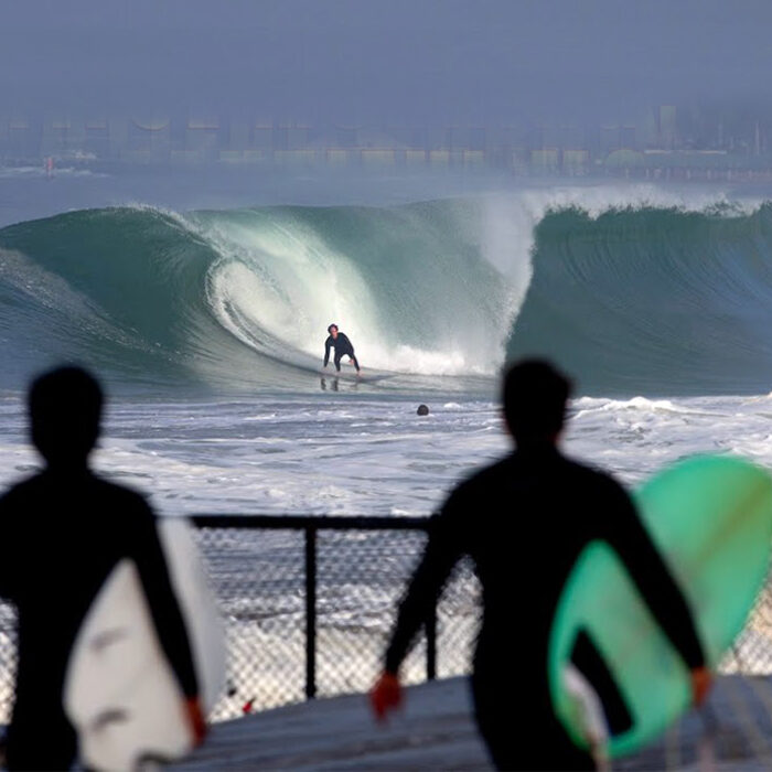 Surfers Were Treated to Some Big, Fast Barreling Waves in Los Angeles This Week