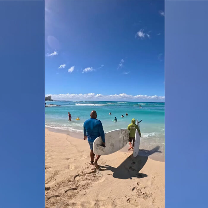 This Hawaiian Project Is Going Viral for Giving Strangers Free Surf Lessons
