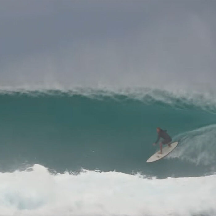 Lance's Right surfing