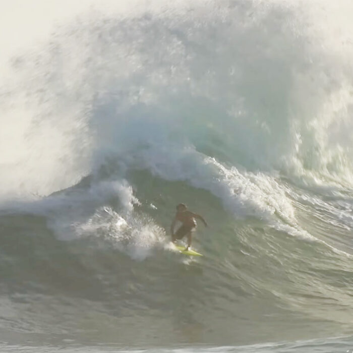 Mason Ho surfing Puerto Rican wedge