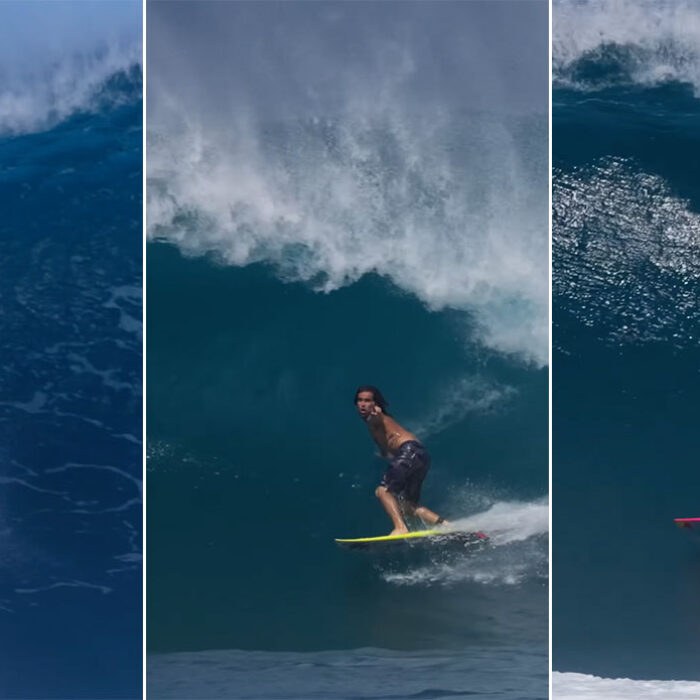 Pipeline surfing with John John Florence, Jamie O'Brien, and Mason Ho