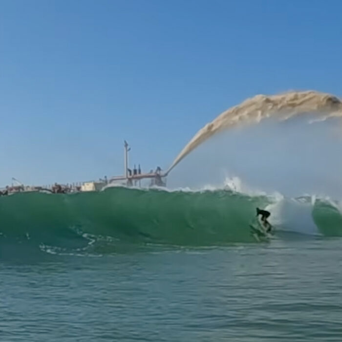 Sand above, sand below. Photo: Dylan Graves // YouTube