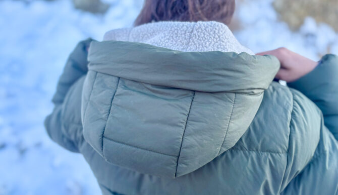 REI Campwell Down parka hood