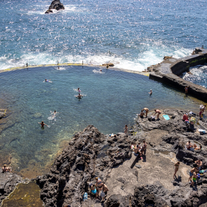Natural swimming pool at Los Gigantes, Tenerife. Photo: Mike Peel // Wikimedia Commons