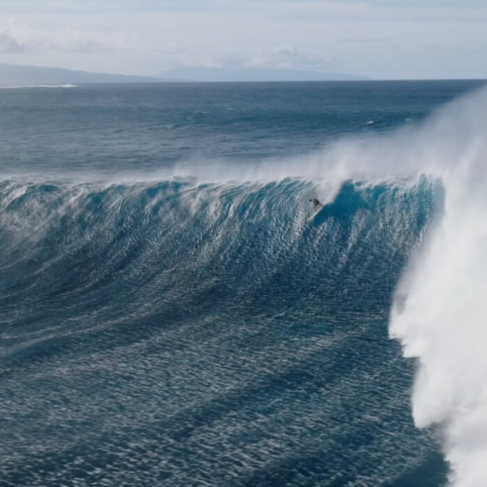 Albee Layer Just Got One of the Best Rides at Jaws We'll See All Season