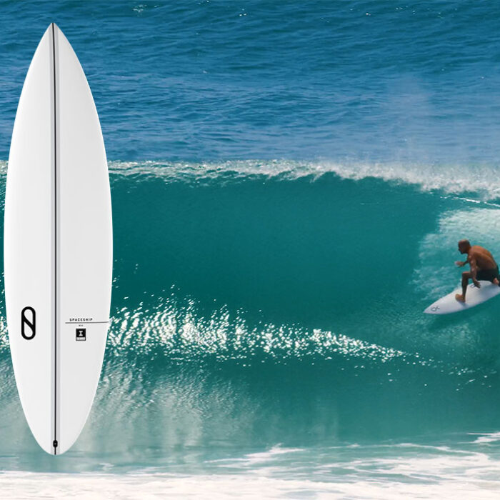 Kelly Slater surfing the Firewire Spaceship model surfboard at Kirra