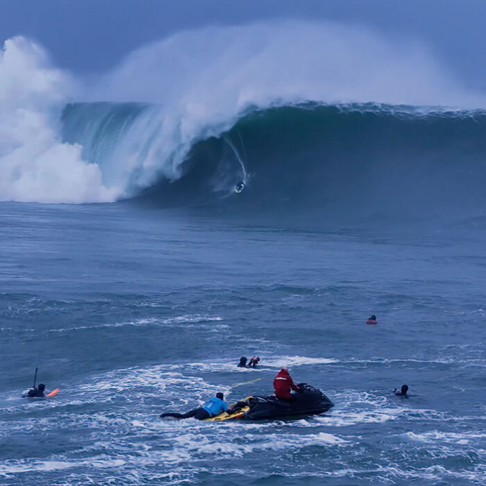 Surfing Mullaghmore on a big day
