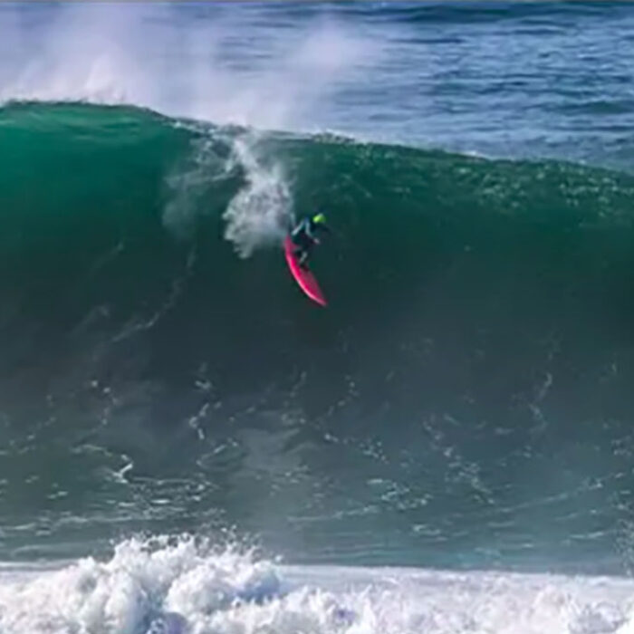 This Bright Pink, 11’6” Surfboard Mysteriously Went Missing in Nazaré; the Police Laughed