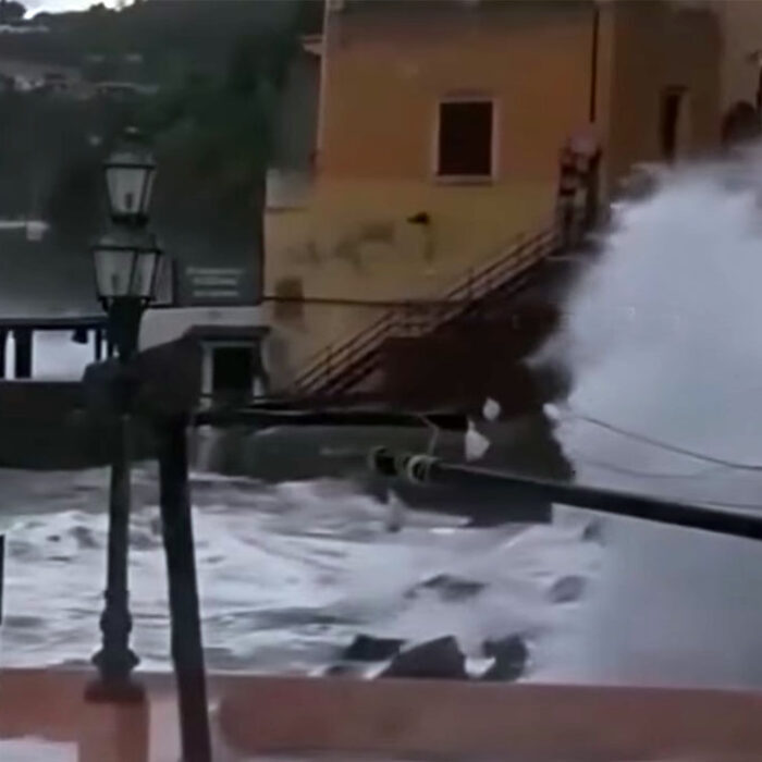 Footage Shows Cyclone Harry Wreaking Havoc on Mediterranean Coasts